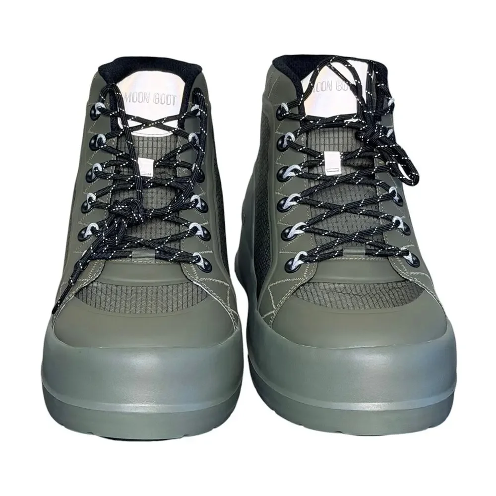 Moon Boot NIB Luna Trek Boots in Khaki Green Size 10.5
